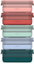 Plastic Meal Prep Containers 5-Pack - Airtight BPA Free Set