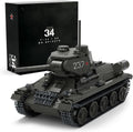 T34/85 Tank Building Set - Detailed 818 Piece Model