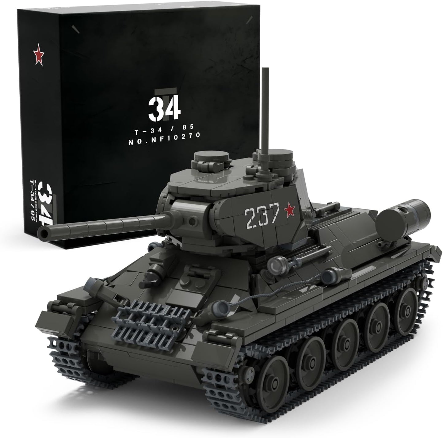 Nifeliz T34/85 Tank Building Set for Adults, 818 PCS Model