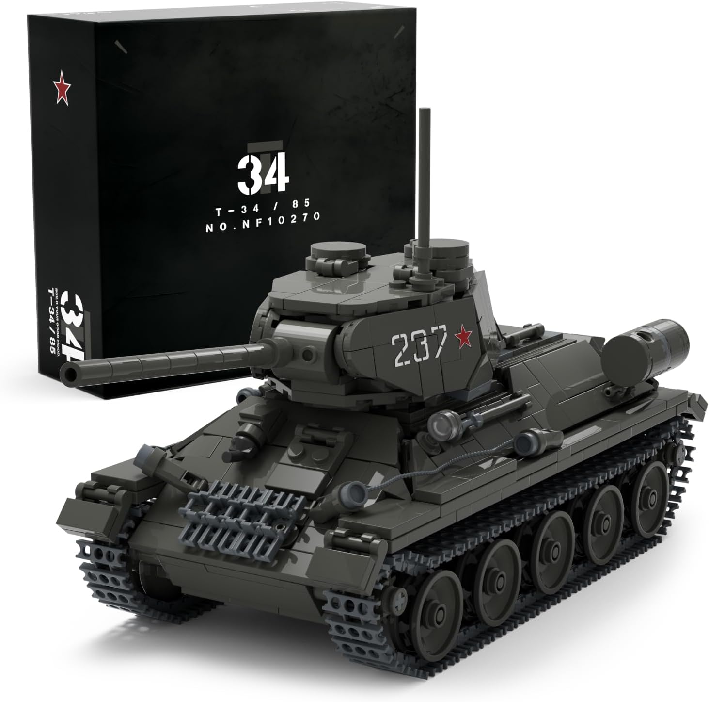 Nifeliz T34/85 Tank Building Set for Adults, 818 PCS Model