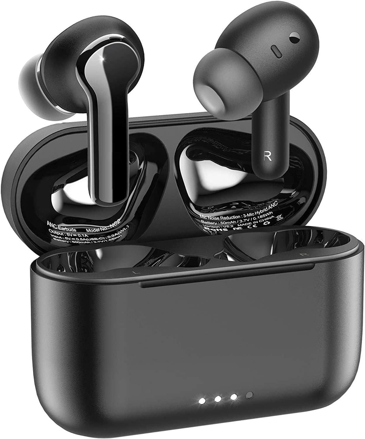 Wireless Bluetooth Earbuds with Noise Canceling and IPX7 Waterproof