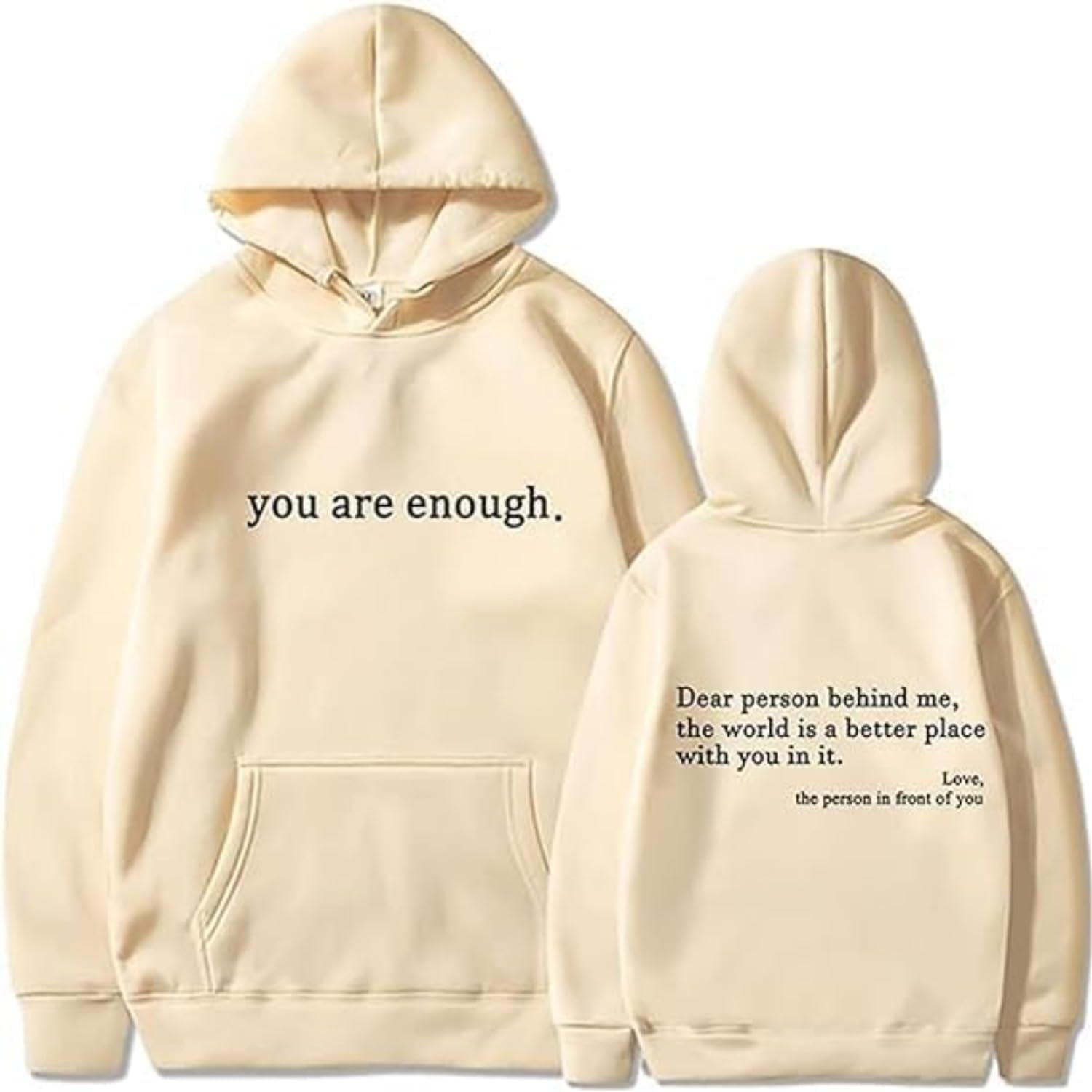 You Are Enough Mental Health Hoodie