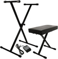 Keyboard Stand/Bench Pack | Sustain Pedal incl. | OnStage