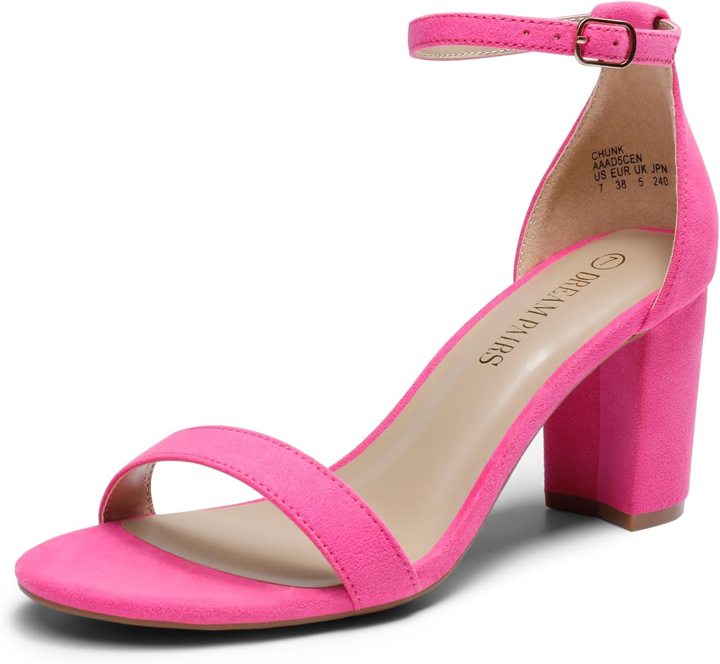 DREAM PAIRS Chunk Low Heel Pump Sandals for Every Occasion