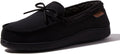 Dearfoams Mens Indoor Outdoor Breathable Pierce Moccasin - No-Sweat