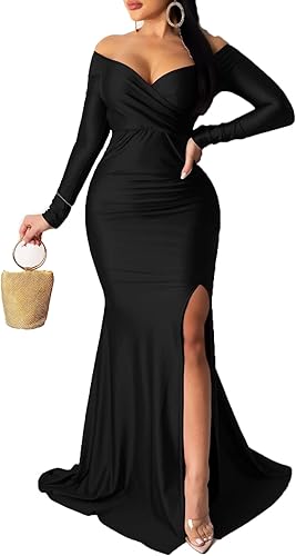 Vakkest Women's Summer Off Shoulder Maxi Dress for Every Occasion