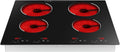 Electric Cooktop Built-in 4-Burner Ceramic Cook Top - Compact Power