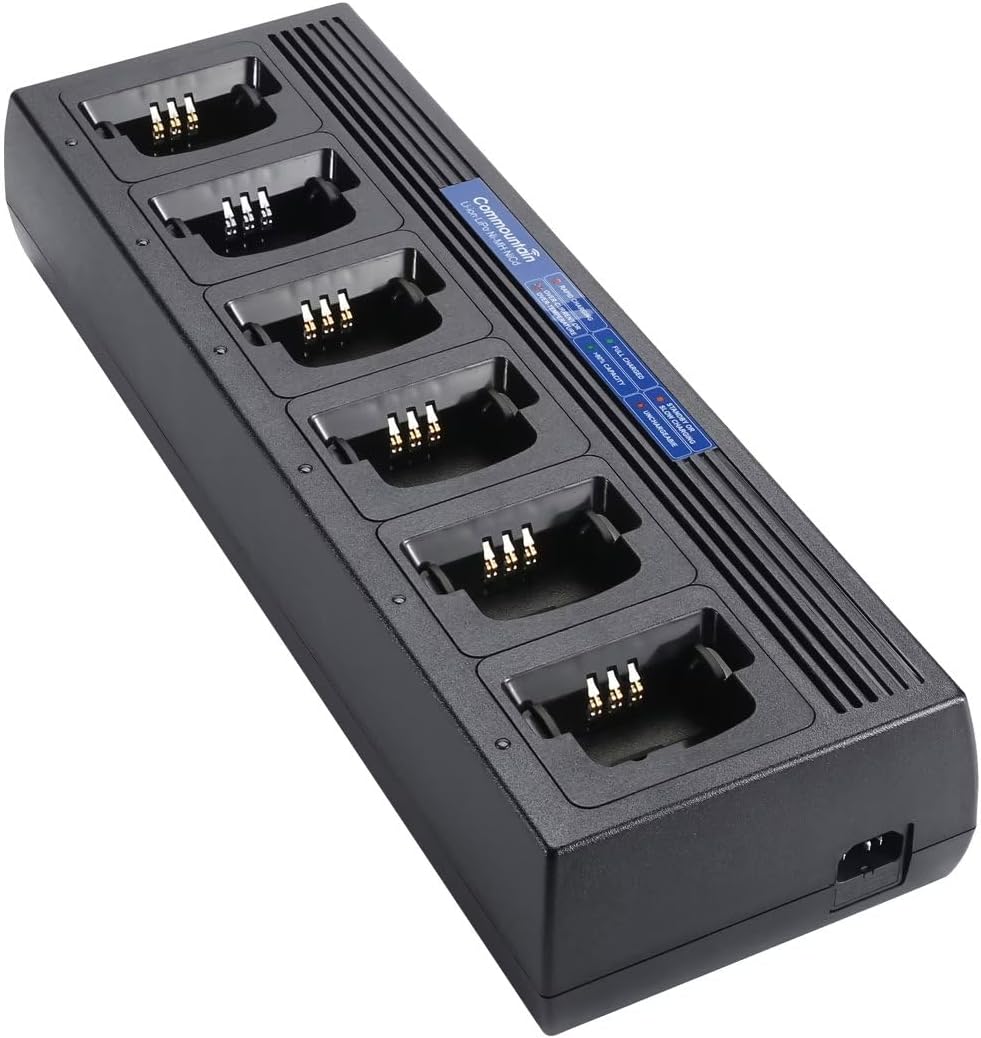 Multi Unit Charger for Motorola Radios - Six Gang Rapid Charger