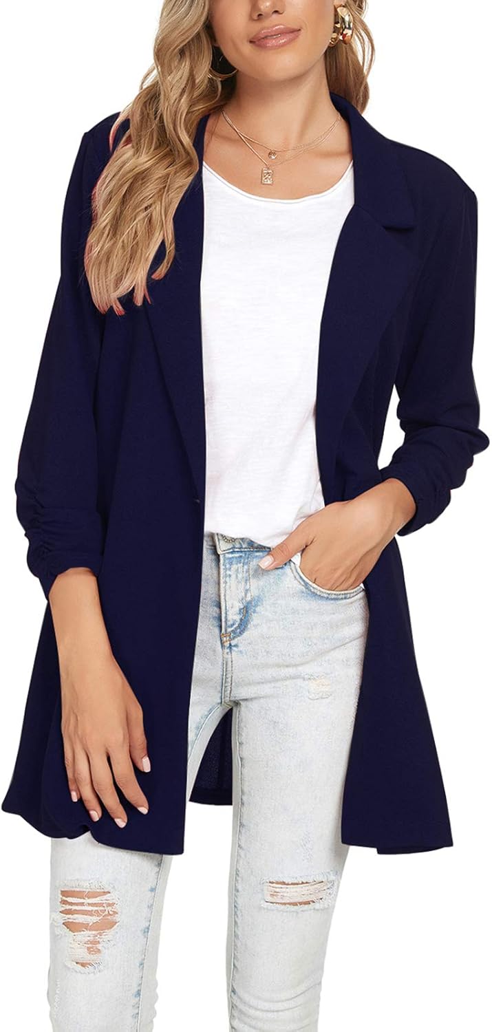 Unifizz Women Long Blazers for Business Casual Stylish Look