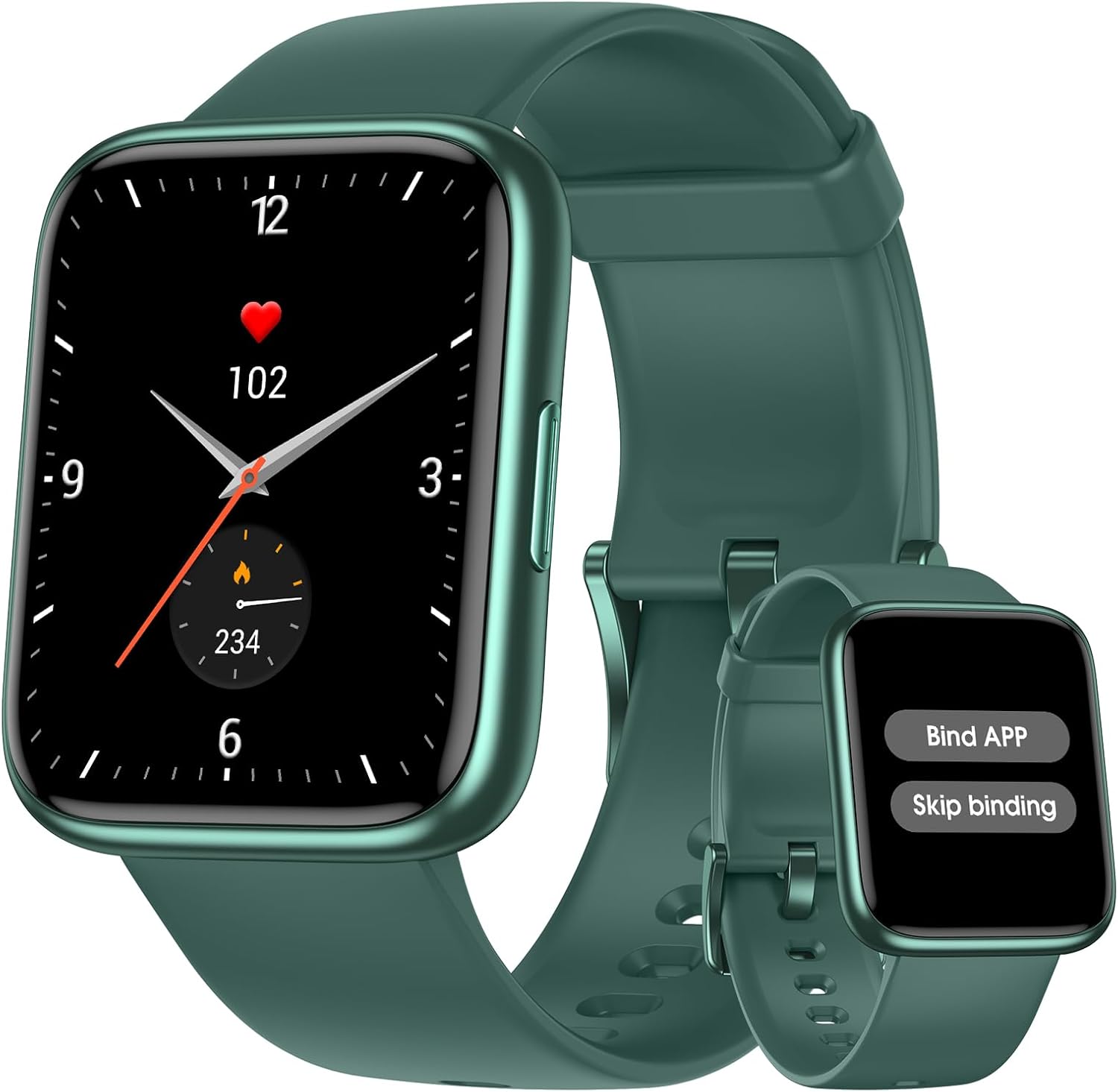 Pautios Smart Watch: Track Heart Rate & Sleep 