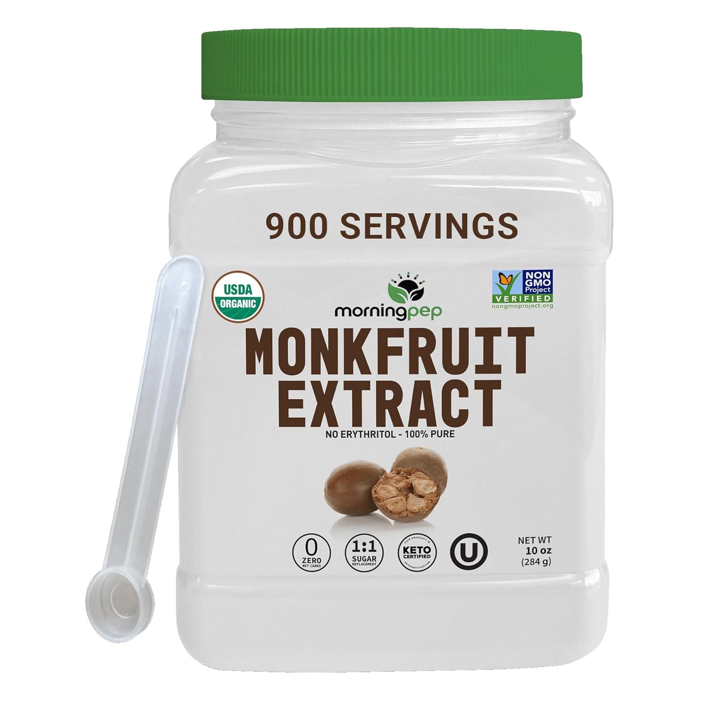 Morning Pep 100% Pure Monk Fruit Extract Sweetener for Keto