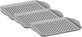 Anti Slip Serving Tray with Handles - Gray Rectangle Tray for Serving