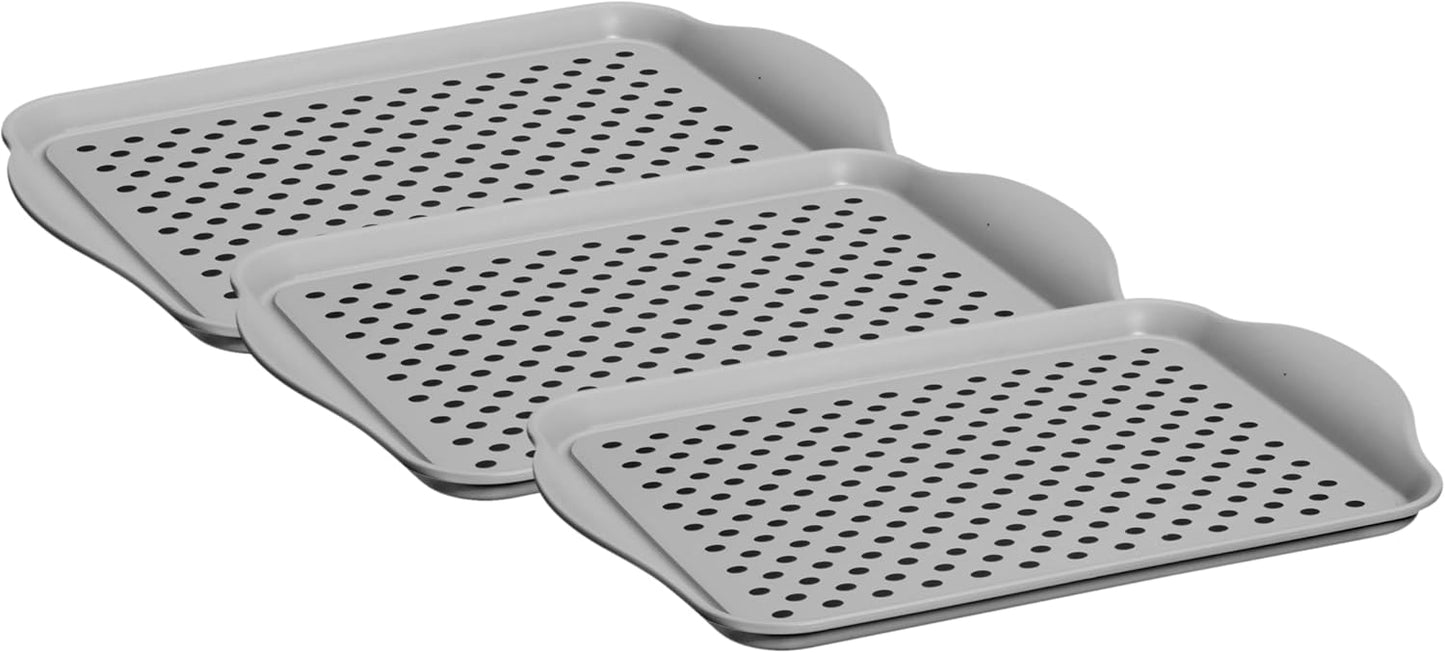 OGGI Anti Slip Serving Tray with Handles for Every Occasion