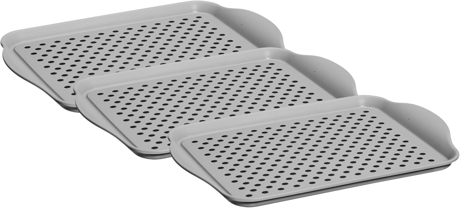 OGGI Anti Slip Serving Tray with Handles for Every Occasion
