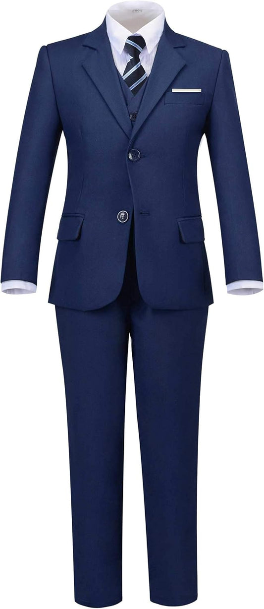 Toddler Boys Suit for Formal Dresswear - Slim Fit Tuxedo Set