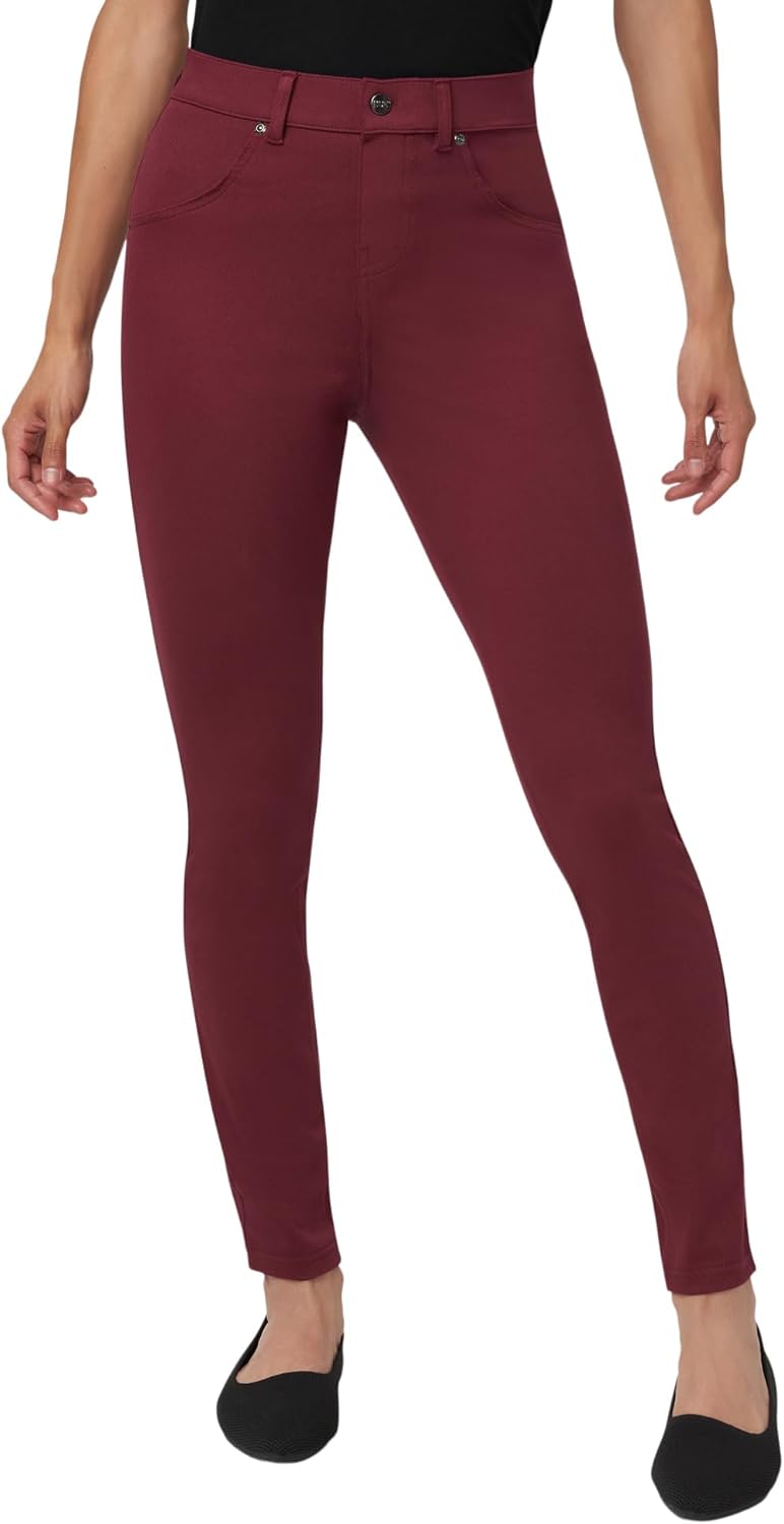 HUE Women's Ultra Soft High Waist Denim Leggings for Comfort