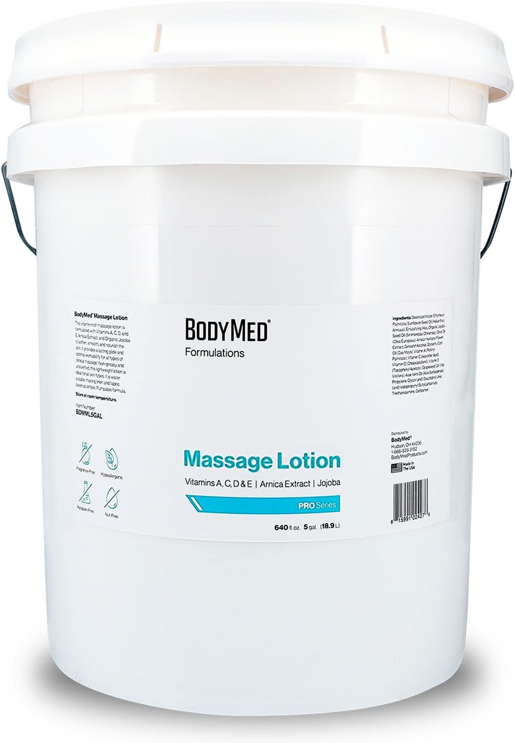 BodyMed Formulations Massage Lotion - All-Natural & Fragrance-Free