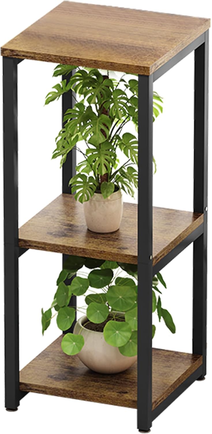 Plant Stand Indoor Corner Tall 3 Tier Metal Modern Flower Holder