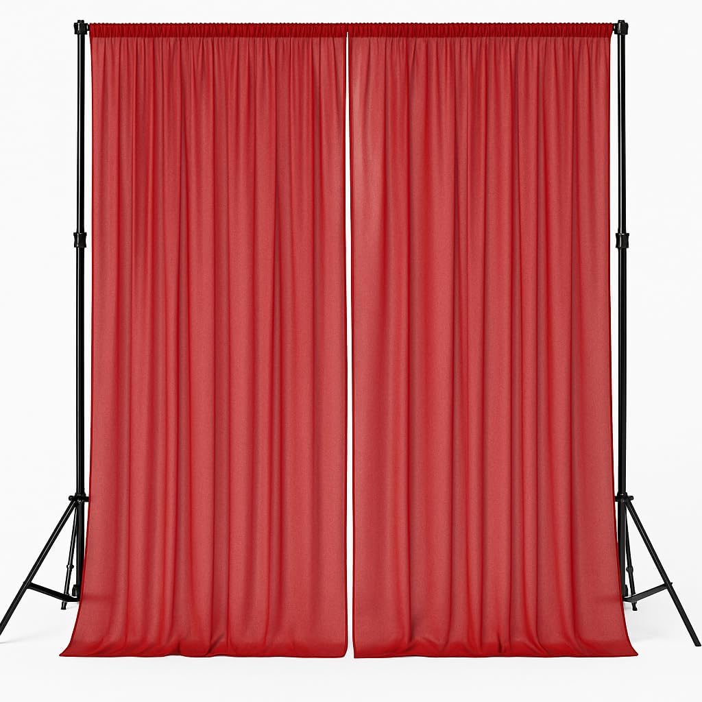 Elegant IFR Chiffon Drapes Panels for Weddings & Events Decor
