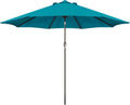 9 ft Outdoor Patio Umbrella with Crank & Tilt - Sturdy 8 Rib Canopy
