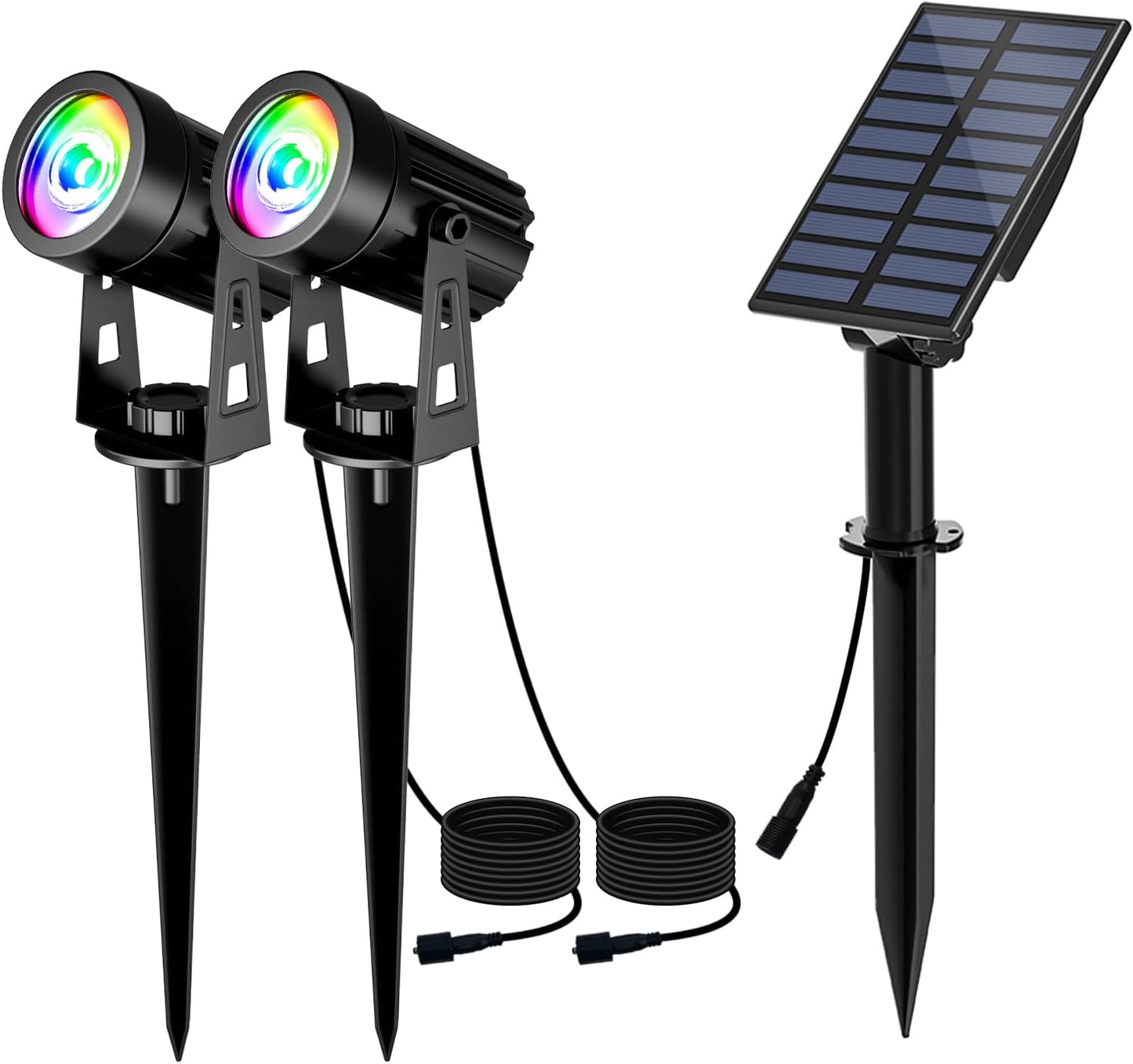 T-SUN Color Changing Solar Lights for Outdoor Garden Use