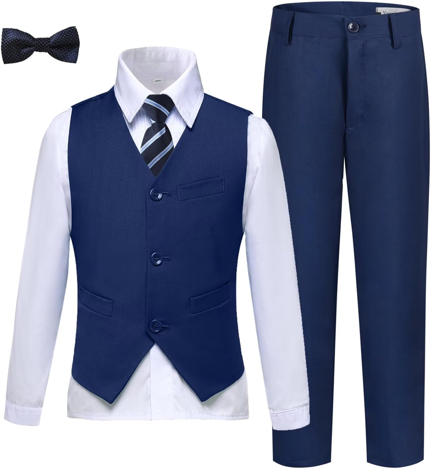 Boys Suits Slim Fit Toddler Tuxedo Set for Weddings and Events