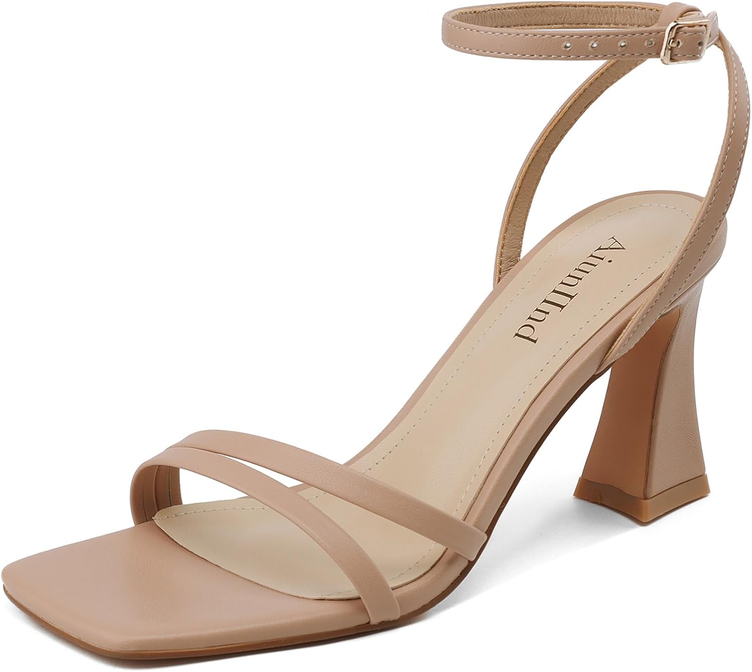Stylish Heeled Sandals for Women with Chunky Block High Heels