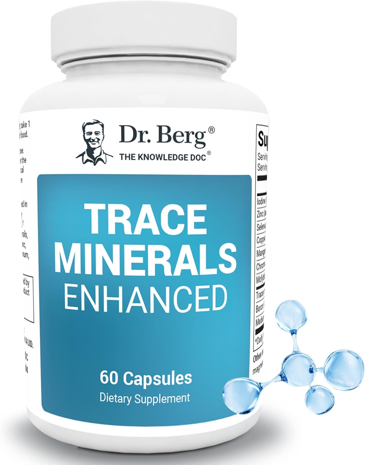 Dr. Berg Trace Minerals Enhanced Complex with 70+ Minerals