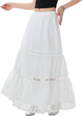 Verdusa Women's Boho Ruffle Maxi Skirt - Flowy Summer Style