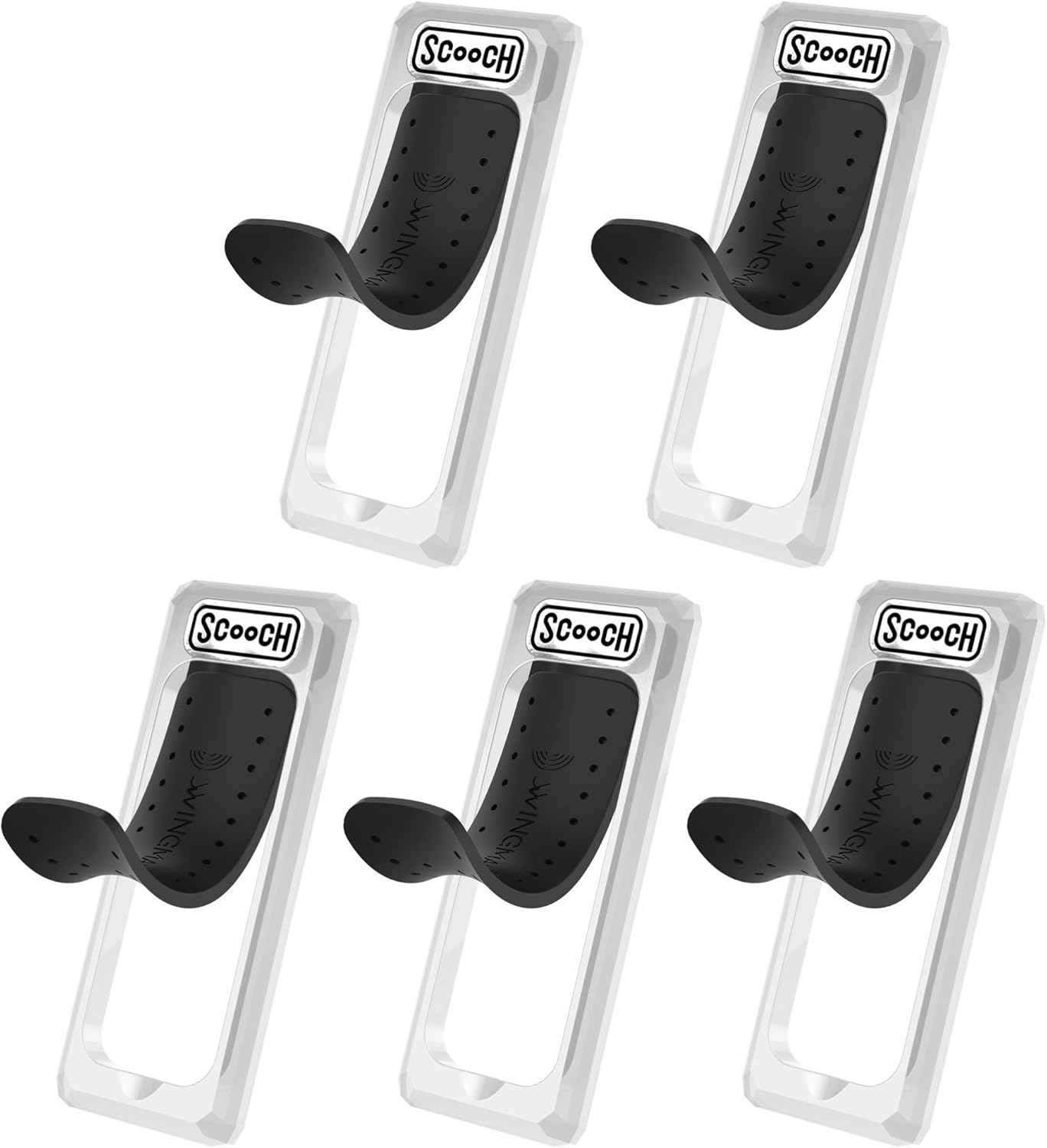 Scooch Wingback Snap Out Phone Grip and Stand for Smartphones