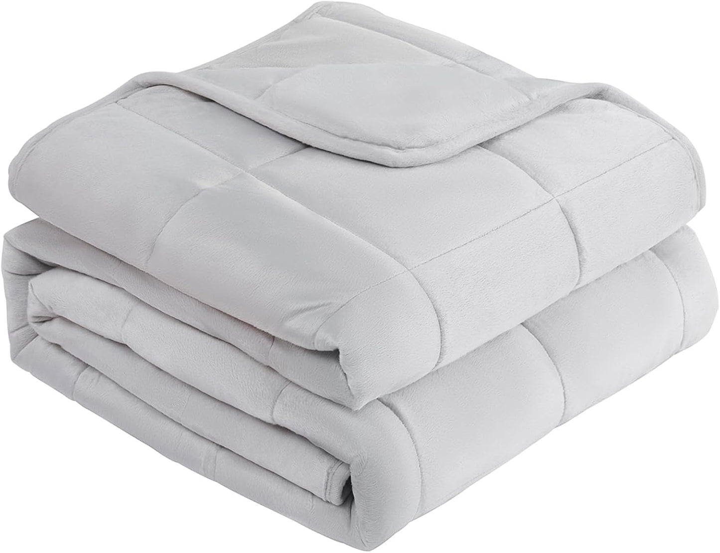 L'AGRATY Weighted Blanket - 60x80, 15lbs Soft Breathable Comfort