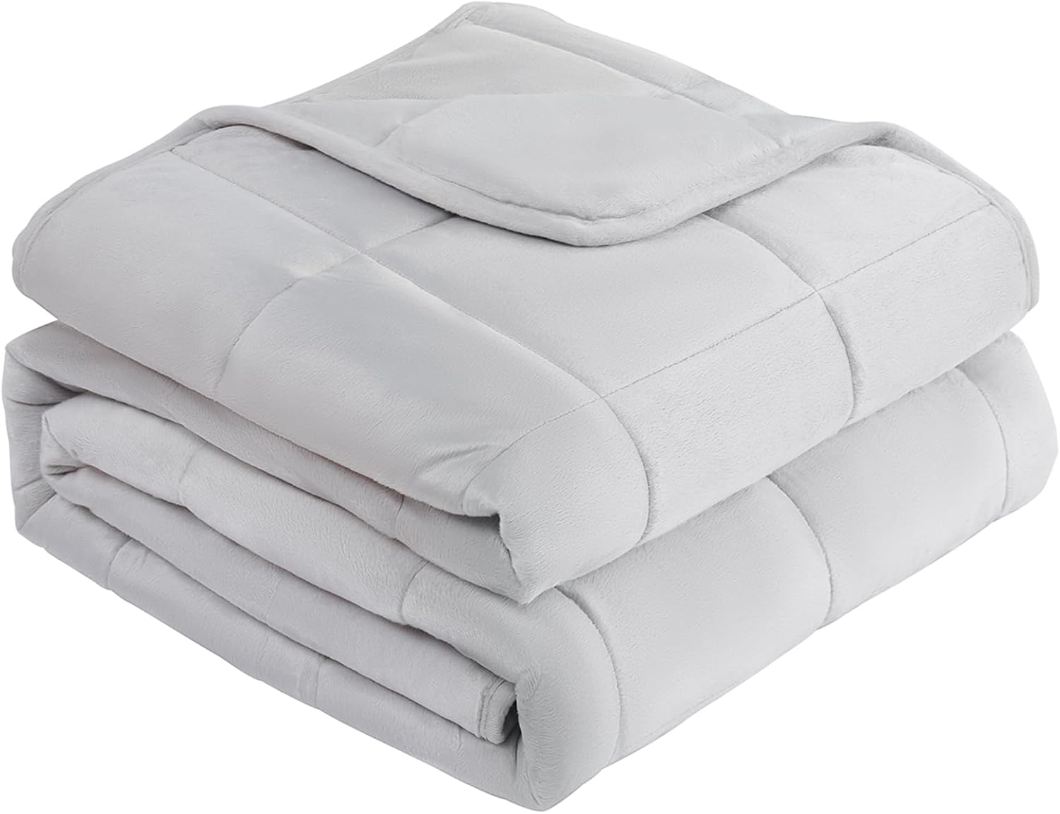 L'AGRATY Weighted Blanket - 60x80, 15lbs Soft Breathable Comfort