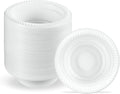 PLASTICPRO 800 PCS White 5 oz Plastic Bowls - Lightweight Durable