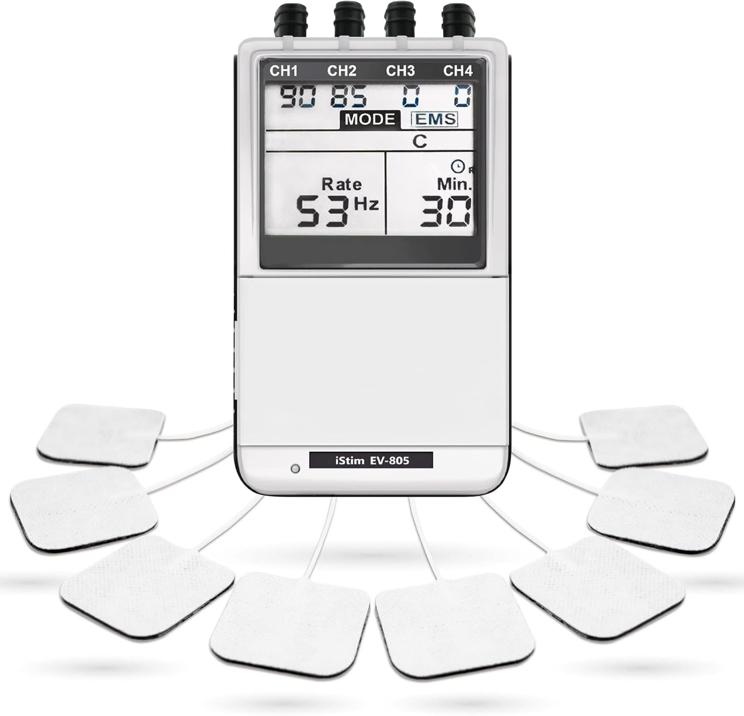 iSTIM EV-805 TENS EMS Combo Machine for Pain Relief and Management