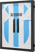 Youth Jersey Frame Display Case Small Black - Lockable UV Protection