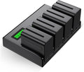 NP-F970 Replacement 4 Pack Batteries with 4-Channel Charger - Long Run