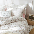 Girls Floral Comforter Set Twin XL - Soft Vintage Pink Botanical
