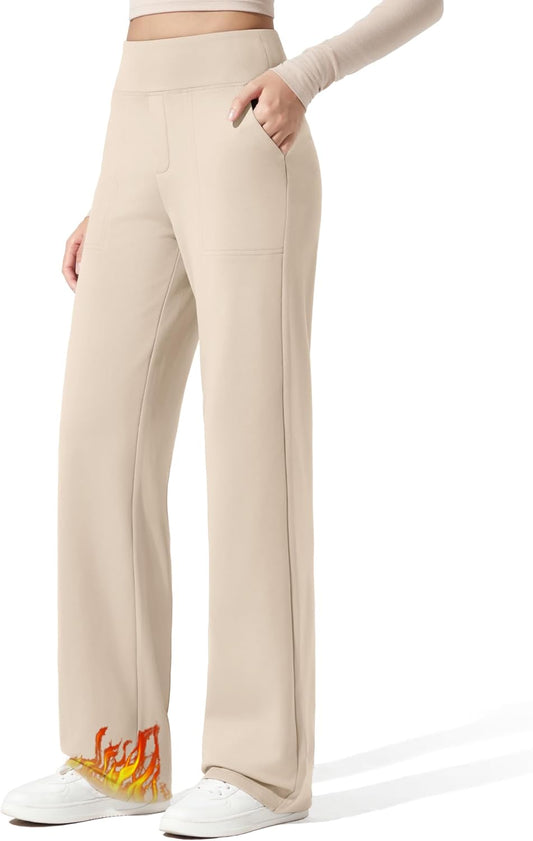 G4Free Women Fleece Lined Pants for Winter Comfort and Style