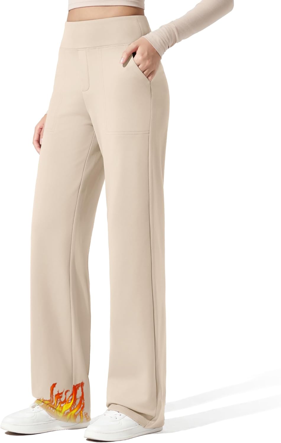 G4Free Women Fleece Lined Pants for Winter Comfort and Style
