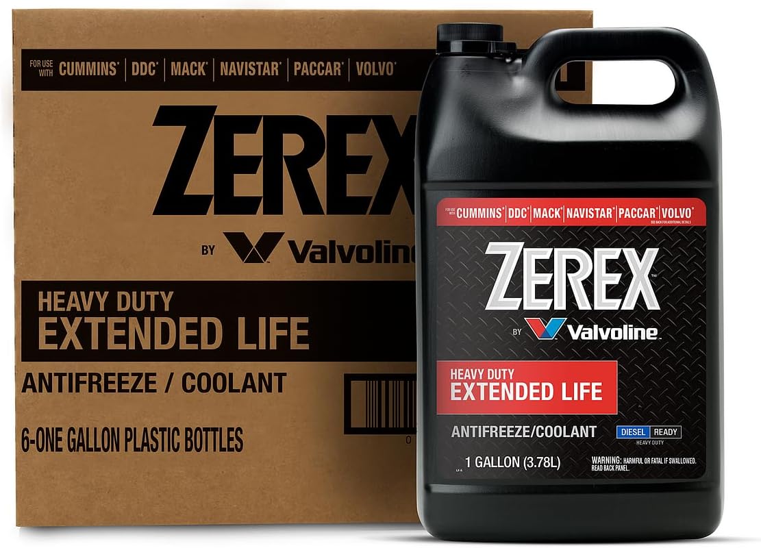 Zerex Extended Life Red Heavy Duty Antifreeze/Coolant 1 GA Case