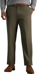 Premium No Iron Khaki Classic Fit Flat Front Casual Pant (Style NDIS)