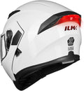 ILM Motorcycle Dual Visor Flip Up Modular Full Face (Style 2B1L)