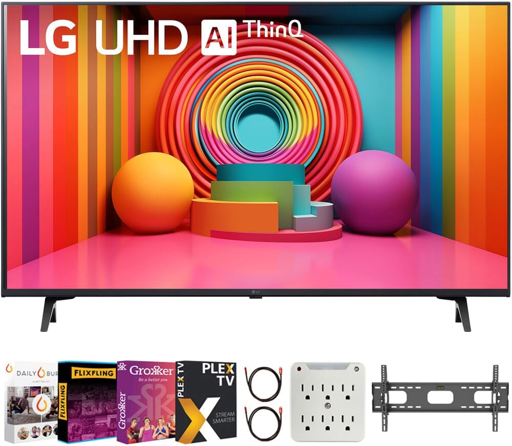 LG 43 4K Smart TV Bundle - Premier Streaming & Setup Kit