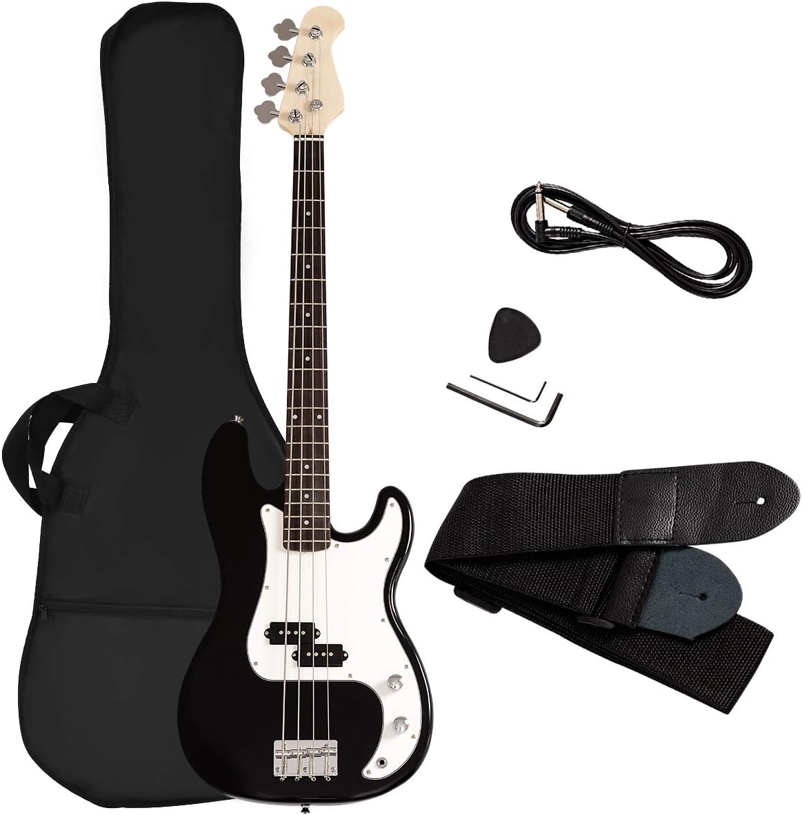 Goplus Electric Bass Guitar Full Size 4 String Kit for Beginners