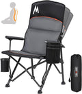 Overmont Back Support Camping Chair for Adults - Heavy Duty Design