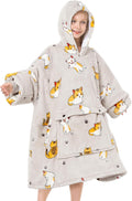 Narecte Kids Hoodie Blanket for Girls and Teens - Oversized Cozy