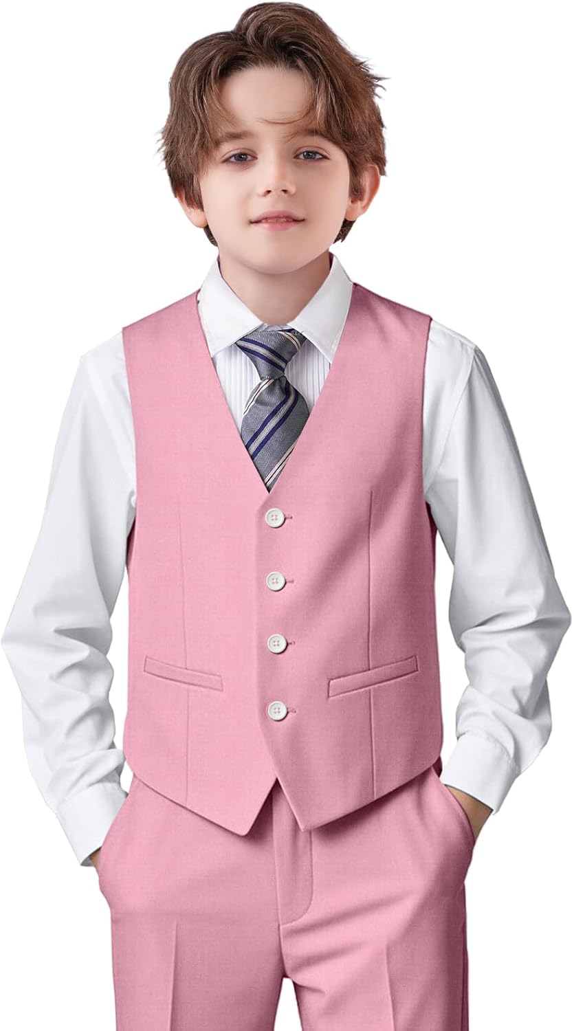 Boys Suit Formal Slim Fit Kids Suit for Weddings and Events
