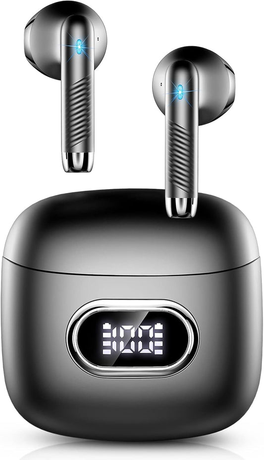 Wasart Wireless Earbuds: 32H Playtime, IP7 Waterproof, Noise Cancelling