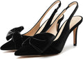 Elegant Women's Slingback Heels with Bow for Any Occasion