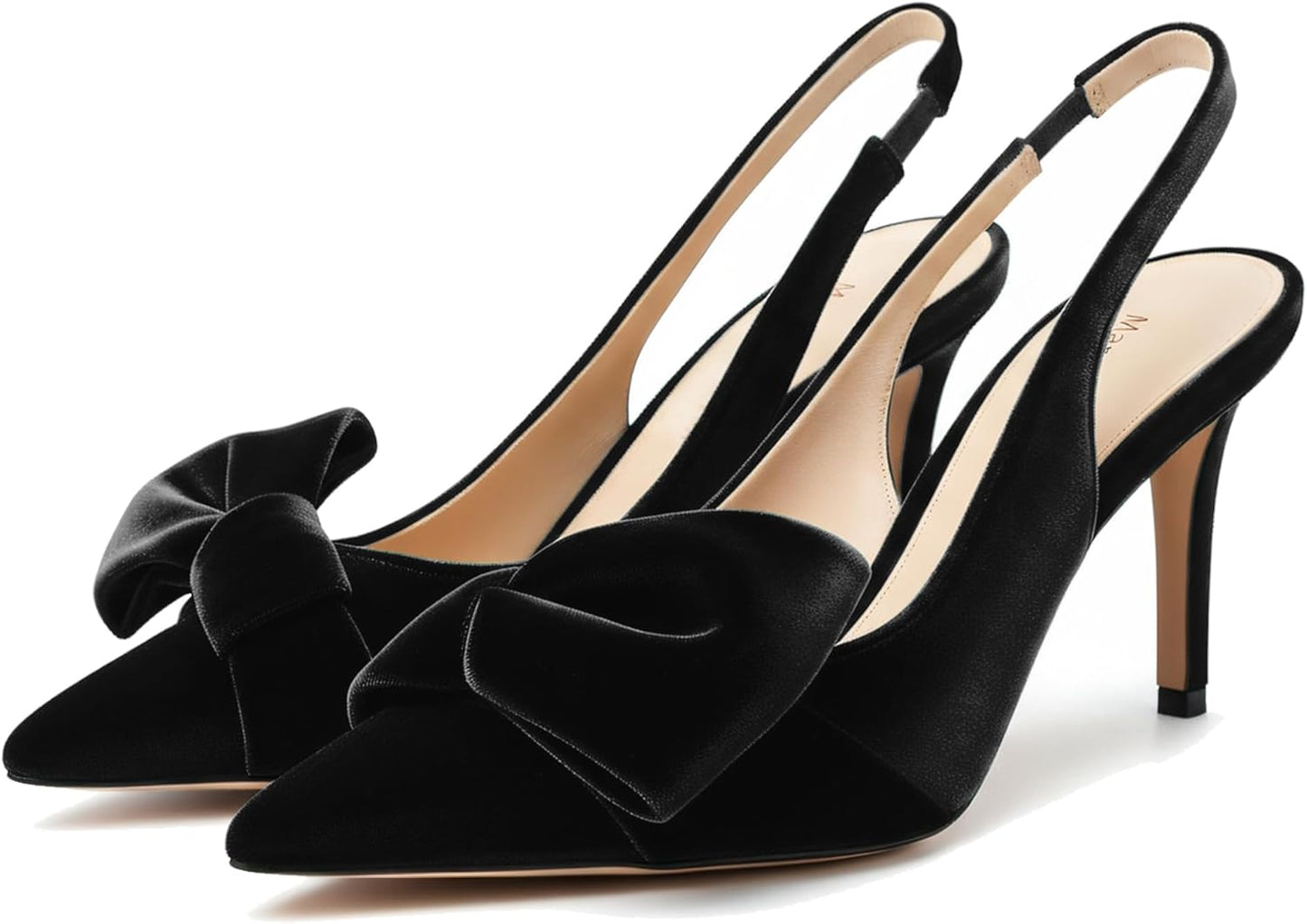 Elegant Women's Slingback Heels with Bow for Any Occasion